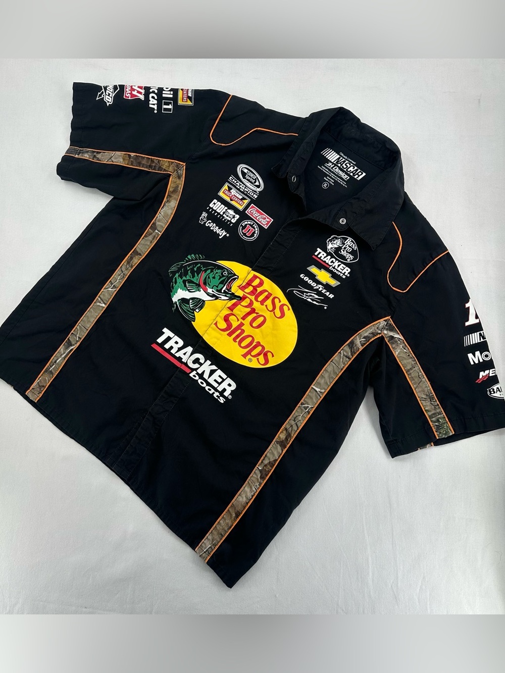 NASCAR Bass Pro Shops JH Design Martin Truex Jr Racing Pit Crew Shirt